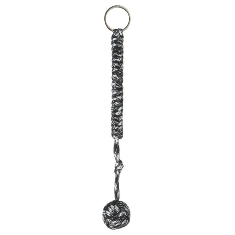 Outdoor Security Protection Black Monkey Fist Steel Ball Bearing Self Defense Lanyard Survival Key Chain Outdoor Security Protection Black Monkey Fist Steel Ball Bearing Self Defense Lanyard Survival Key Chain